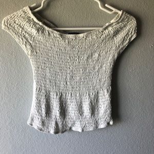 off the shoulder crop top